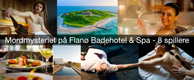 Mordmysteriet på Flanø Badehotel & Spa 8 personer